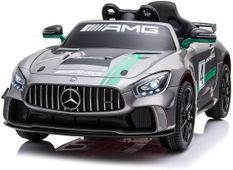 Voiture électrique enfant Mercedes GT4 Luxus gris métallisé