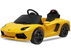 Voiture électrique Lamborghini aventador jaune