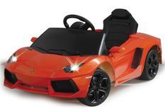 Voiture électrique Lamborghini aventador orange