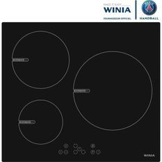 WINIA WKPI-U3Z0 - Plaque de cuisson induction - 3 foyers - 7200W - L59xP52cm - Noir