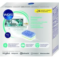 WPRO TAB100 24 tablettes tout en 1 pour lave-vaisselle