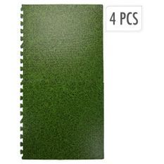 XQ Max Set de tapis de sol impression de l'herbe 4 pcs vert