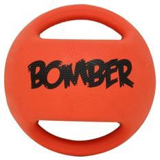 ZEUS Ballon Bomber 15 cm - Orange et noir - Pour chien