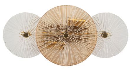 Applique murale design oriental disques lumineux AURA