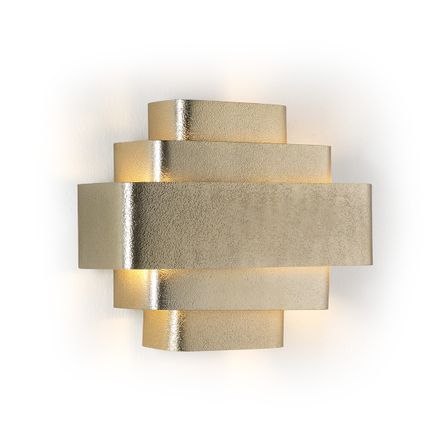 Applique murale métal doré Aura H 29 cm