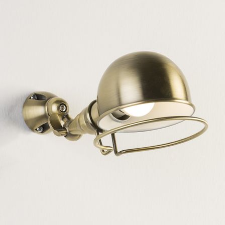 Applique murale métal doré Sarita H 14 cm