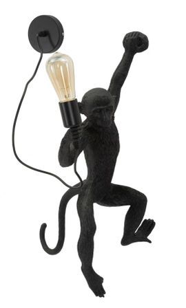 Applique murale noir design audacieux contemporain MONKEY