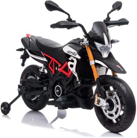 Aprilia dorsoduro 900 Moto électrique enfant avec petites roues
