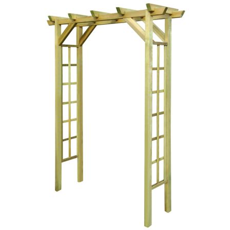 Arche pour rosiers 150 x 50 x 200 cm Bois imprégné 2