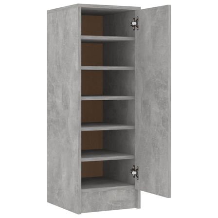 Armoire à chaussures en bois Kompo L 32 x P 35 x H 92 cm - Sobre et discréte