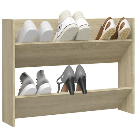 Armoire à chaussures murale en bois kalipé L 80 x H 60 - Option pratique
