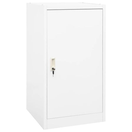Armoire à selles Blanc 53x53x105 cm Acier