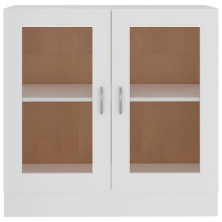 Armoire à vitrine Blanc 82,5x30,5x80 cm
