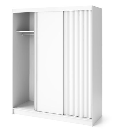 Armoire chambre adulte blanche BLANKO