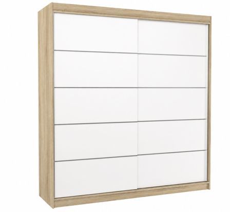 Armoire chambre adulte VONA 200 cm – Design contemporain