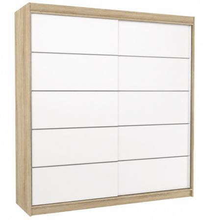 Armoire chambre adulte VONA 200 cm – Design contemporain