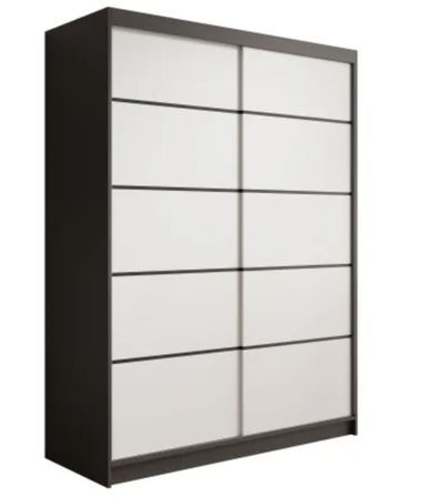 Armoire coulissante 2 portes ANLY 150 cm