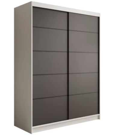 Armoire coulissante 2 portes ANLY 150 cm