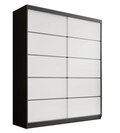 Armoire coulissante 2 portes ANLY 180 cm – Dressing moderne