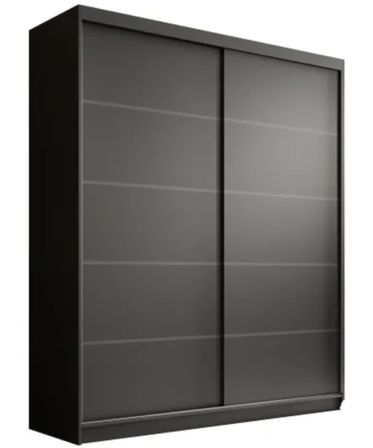 Armoire coulissante 2 portes ANLY 180 cm – Dressing moderne