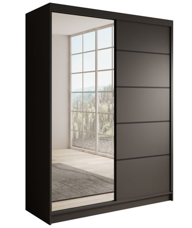 Armoire coulissante 2 portes KARDI 150 – Design moderne et finition élégante