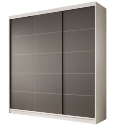Armoire coulissante 3 portes ANLY 200 cm – Dressing grande capacité