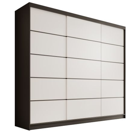 Armoire coulissante 3 portes ANLY 250 cm – Grand dressing moderne et fonctionne