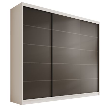 Armoire coulissante 3 portes ANLY 250 cm – Grand dressing moderne et fonctionne