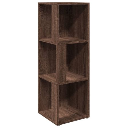 Armoire d'angle Chêne marron 33x33x100 cm Bois d'ingénierie