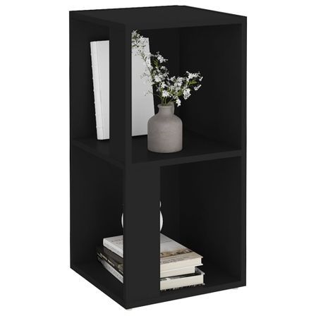 Armoire d'angle Noir 33x33x67 cm Kolia