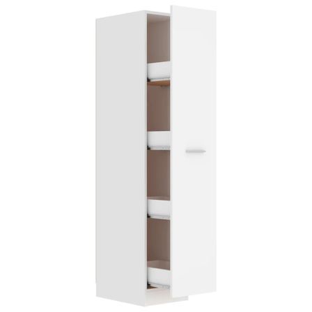 Armoire d'apothicaire Blanc 30x42,5x150 cm