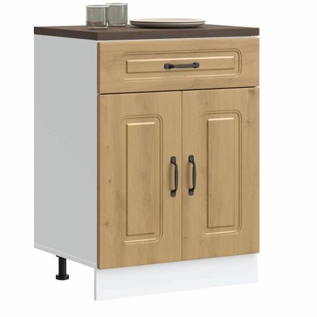 Armoire de cuisine Kalmar chêne artisanal bois d'ingénierie