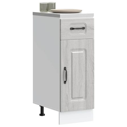 Armoire de cuisine Kalmar sonoma gris bois d'ingénierie