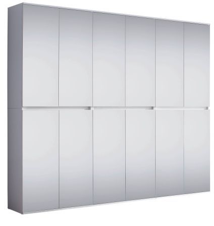 Armoire de rangement 10 portes avec miroir Cartel 222 cm