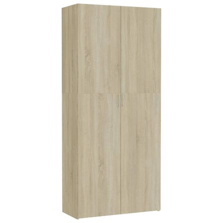 Armoire de rangement Chêne sonoma 80 x 35,5 x 180 cm