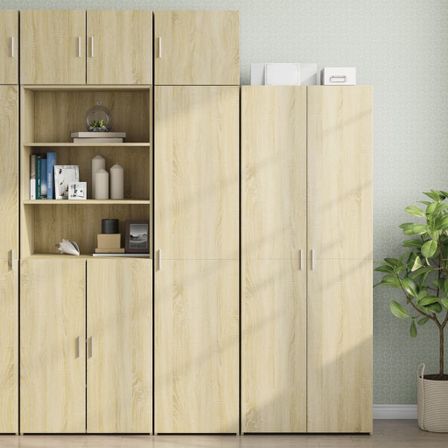 Armoire de rangement mince chêne sonoma 45x42,5x225 cm