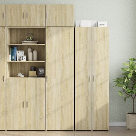 Armoire de rangement mince chêne sonoma 50x42,5x225 cm