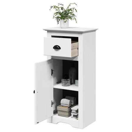 Armoire de salle de bain BODO blanc 44x30x90 cm