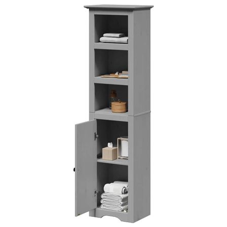 Armoire de salle de bain BODO gris 44x30x160 cm