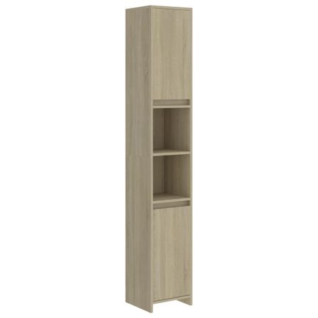 Armoire de salle de bain Chêne sonoma 30x30x183,5 cm