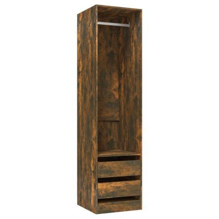 Armoire dressing 1 penderie 2 tiroirs 50 cm - Collection Kodok