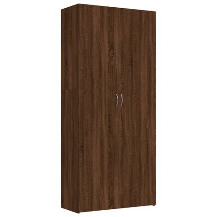 Armoire en bois 2 portes multifonctions Bakari 80 cm - Pratique et sobre