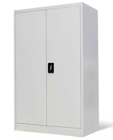 Armoire en métal blanc 2 portes Phil 90 cm
