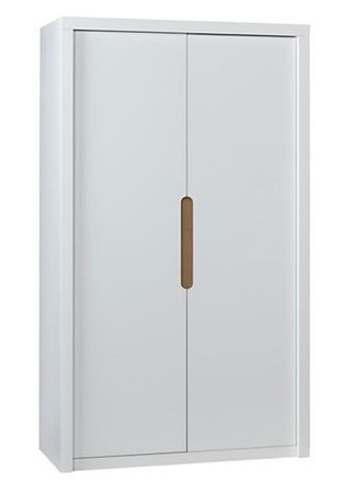 Armoire enfant 2 portes bois blanc Milo