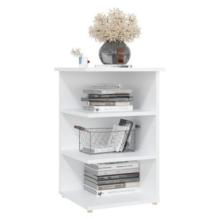 Armoire latérale Blanc 35x35x55 cm