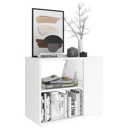 Armoire latérale Blanc 60x30x50 cm