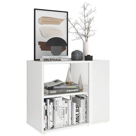 Armoire latérale Blanc brillant 60x30x50 cm
