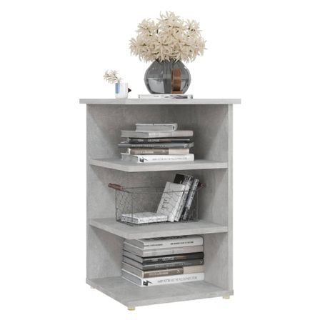 Armoire latérale Gris béton 35x35x55 cm