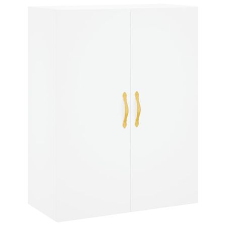 Armoire murale blanc 69,5x34x90 cm