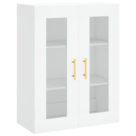 Armoire murale blanc 69,5x34x90 cm